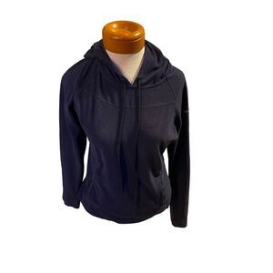 Columbia black light weight fleece hoodie pullover size small